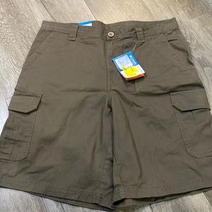 NWT Columbia Dark Brown Men’s Cargo Shorts